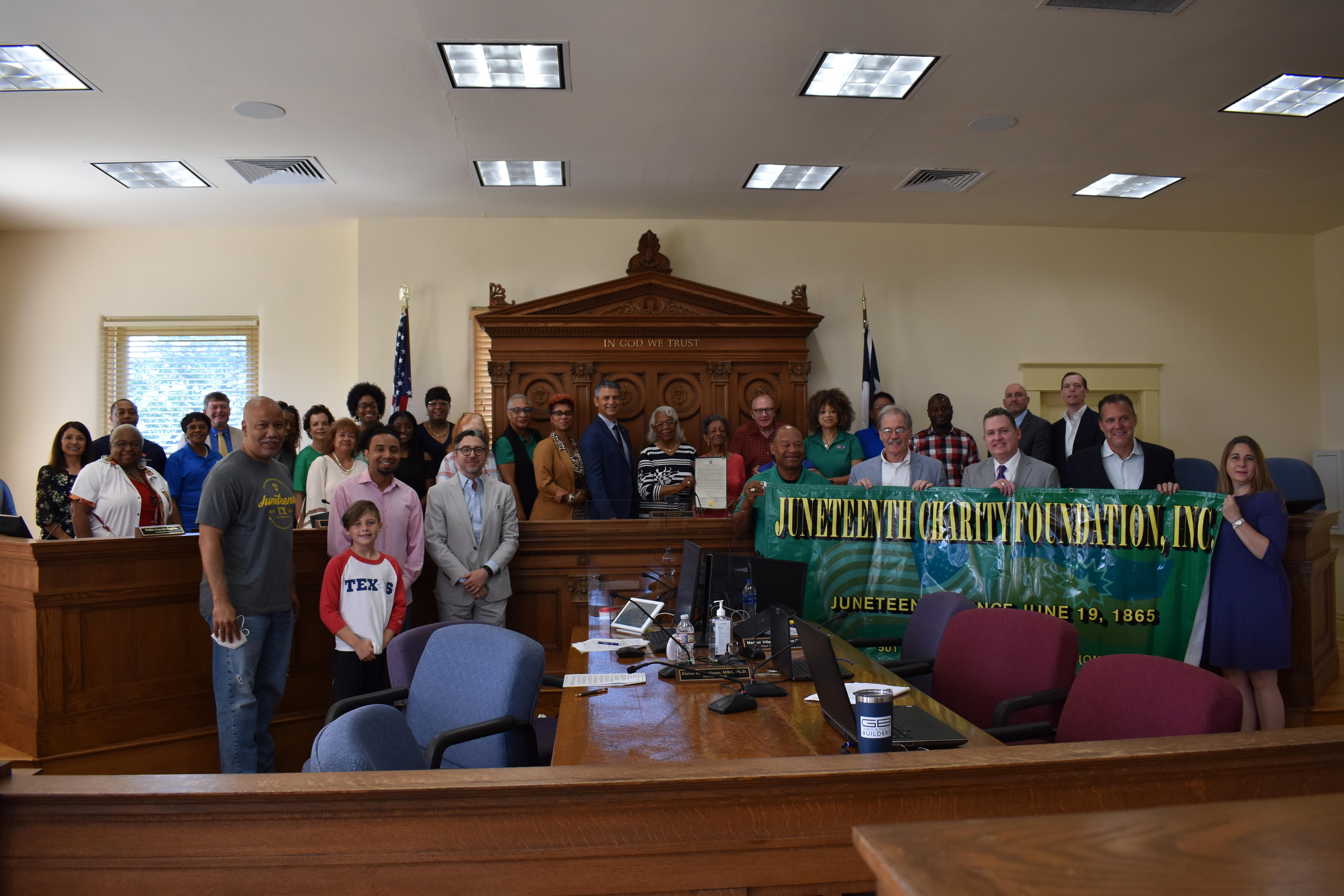 Court recognizes month long Juneteenth celebration San Marcos Record