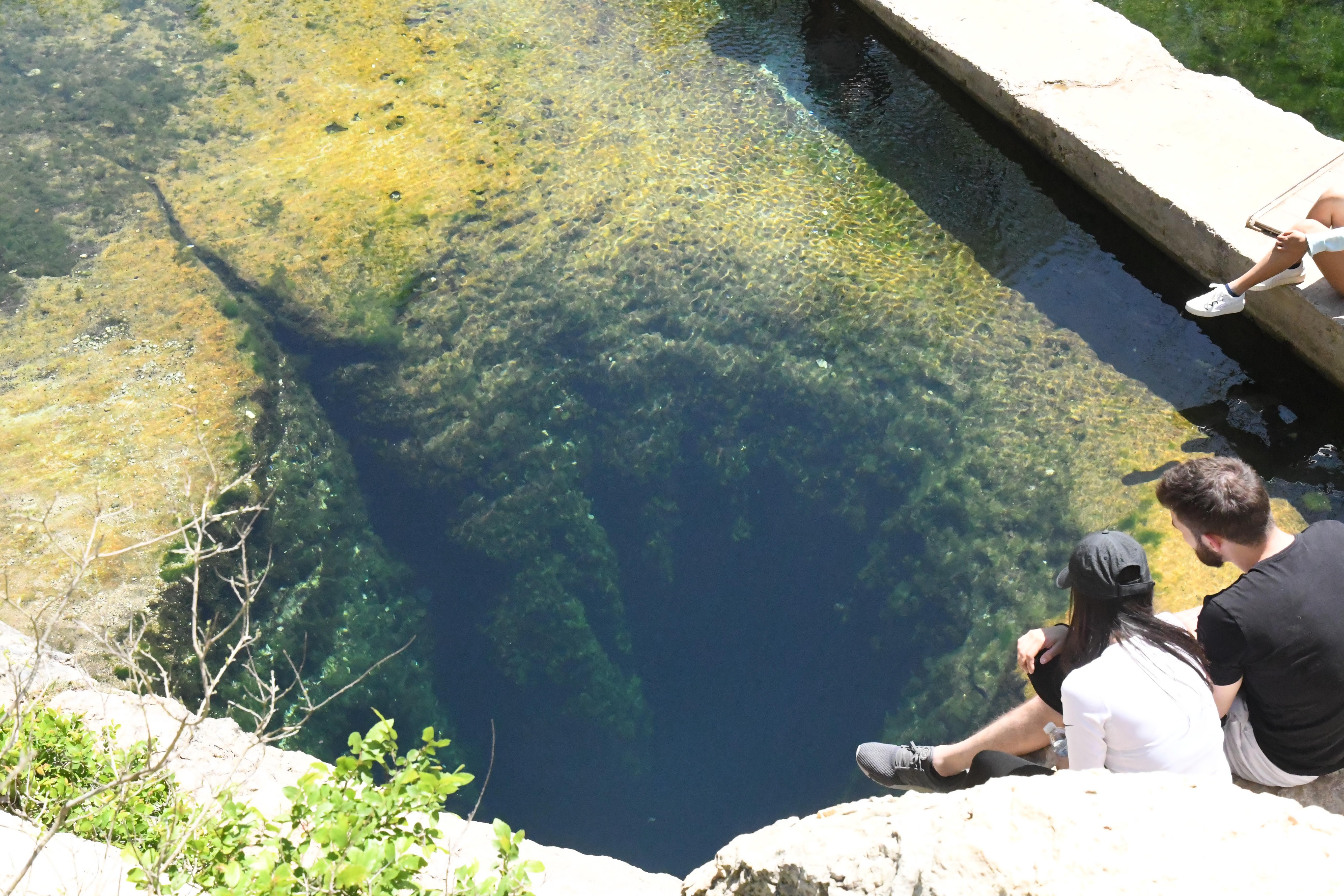 Low water levels forced Jacob's Well to close to swimmers. Now Blue Hole is  closed, too.