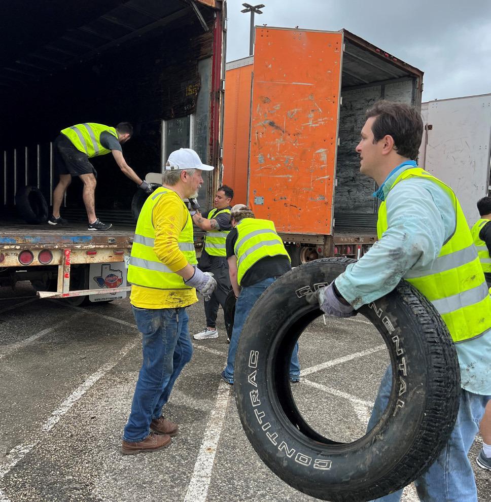 County hosts successful tire collection event