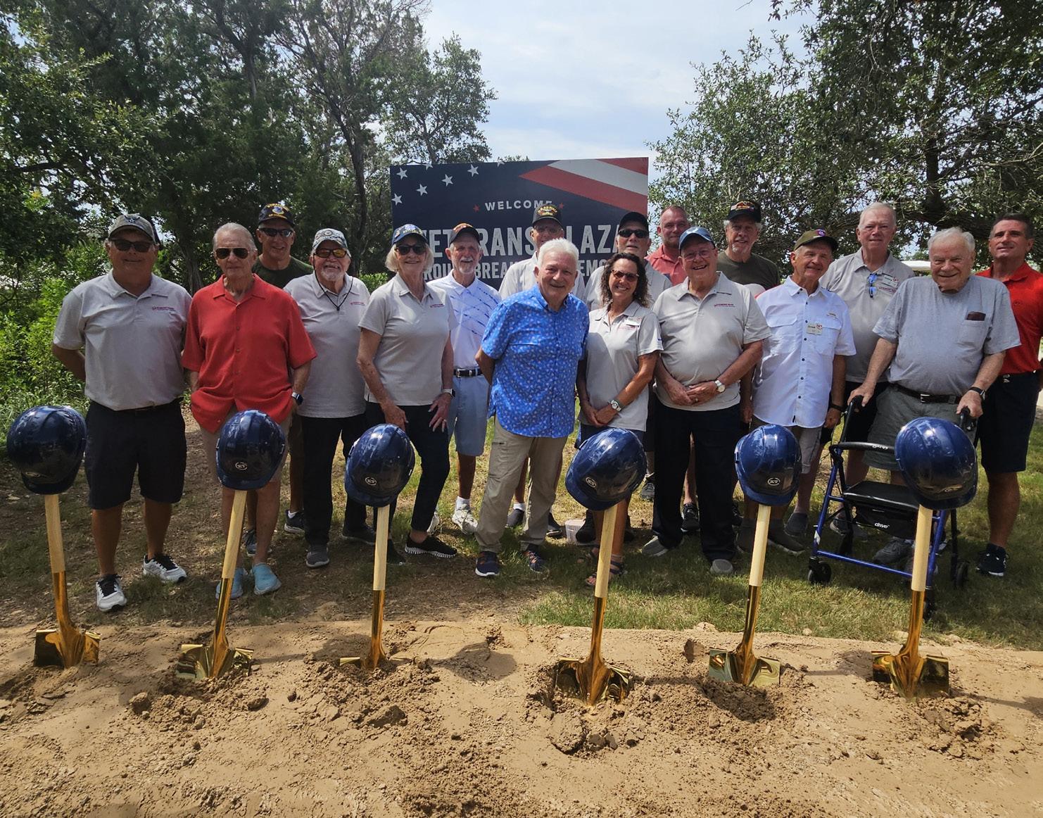 Kissing Tree breaks ground on new veterans plaza