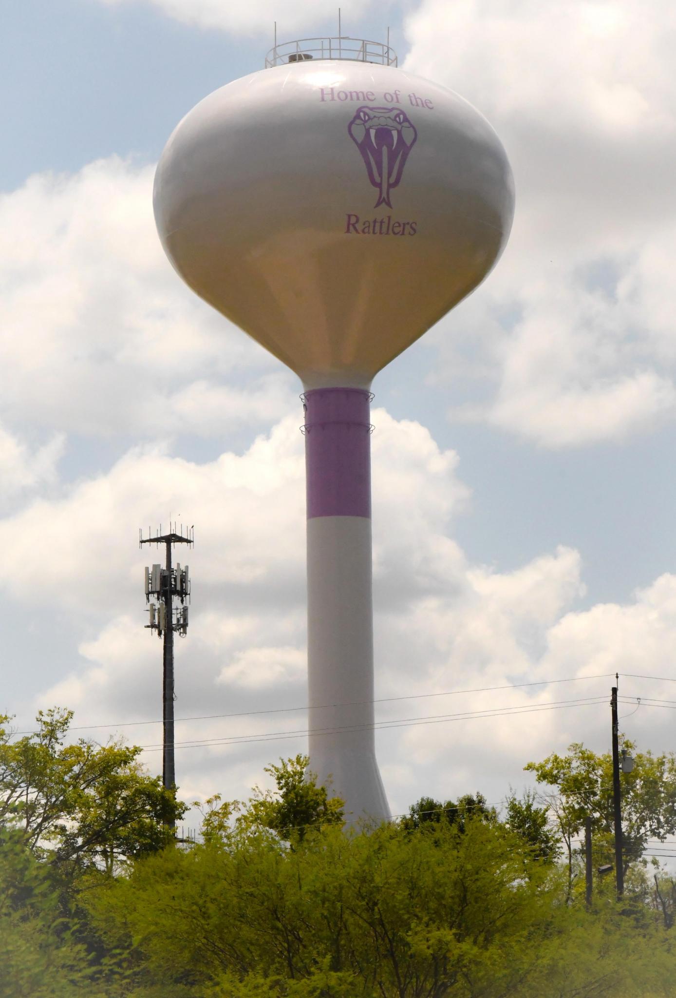 New water tower shows support for 'Rattler Nation' San Marcos Record