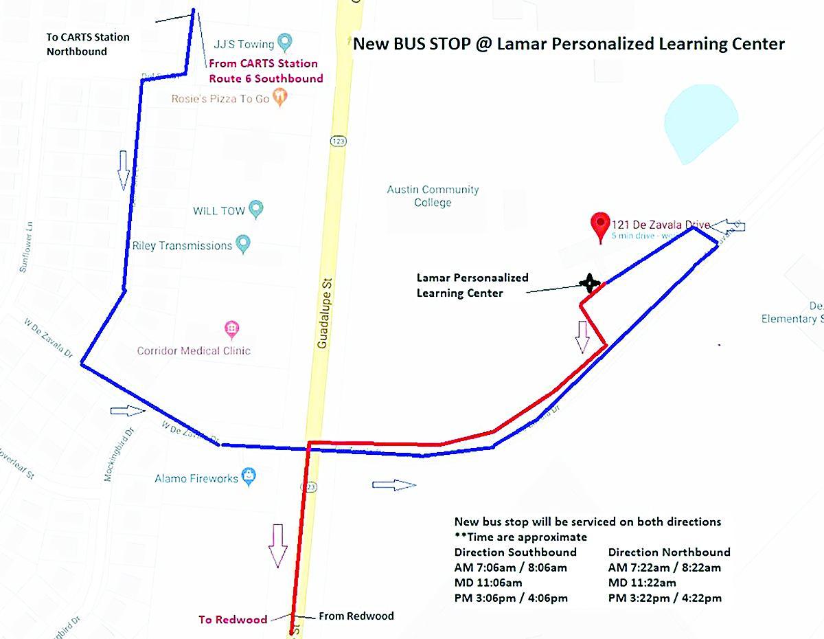 san marcos driving test route