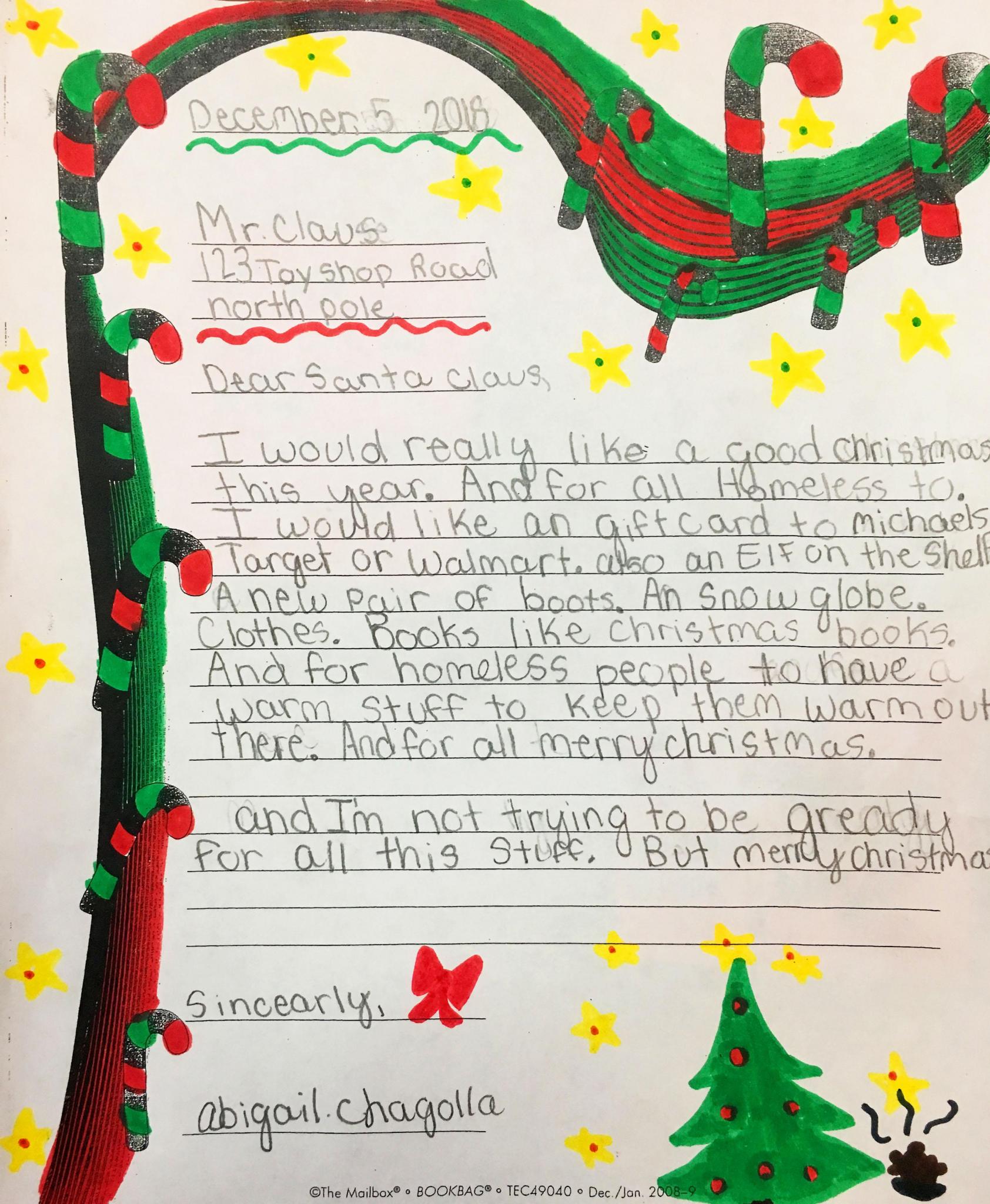 Letters To Santa San Marcos Record - roblox sad bully story first thing first