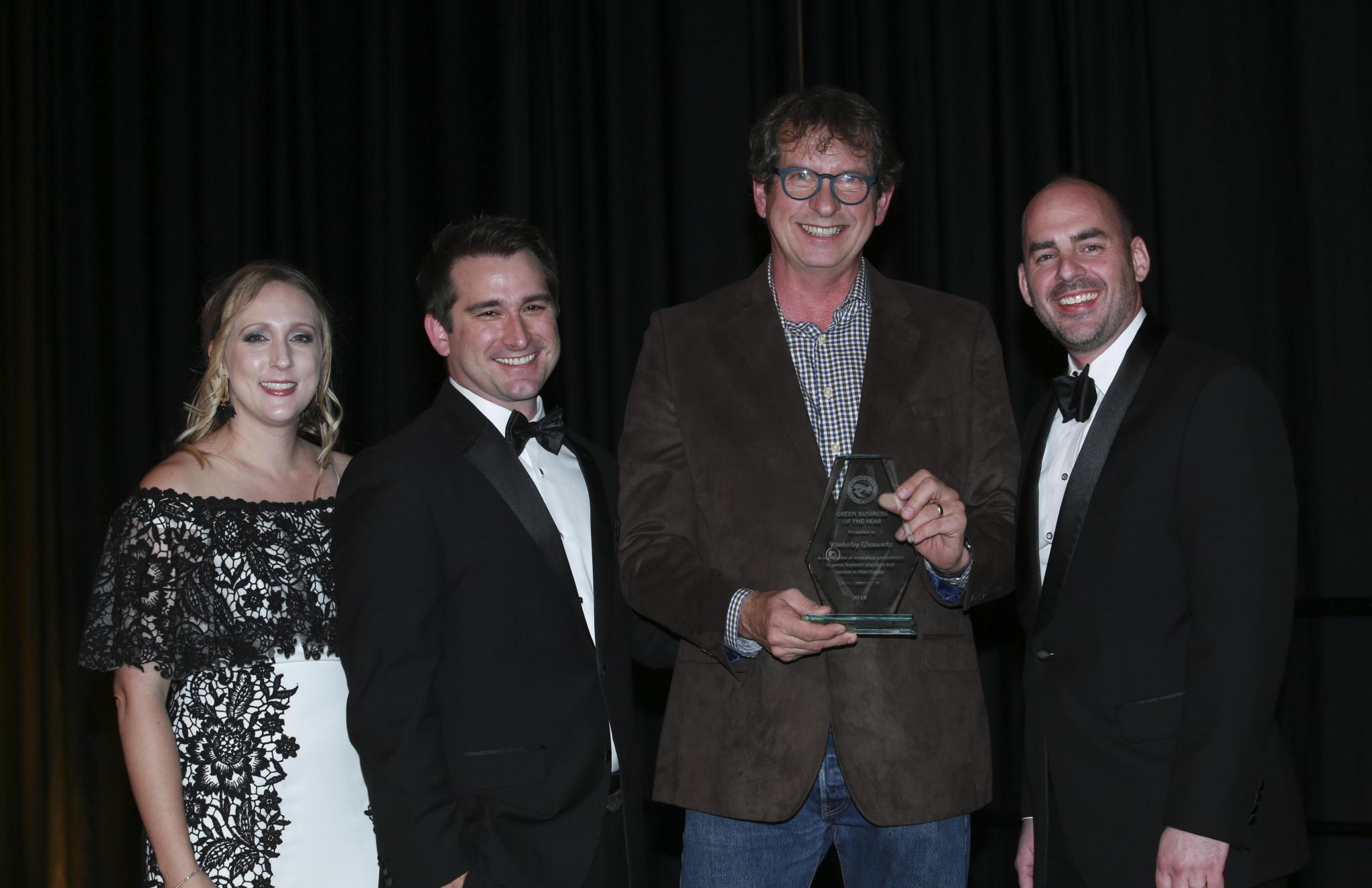 Wimberley Glassworks received the Green Business of the Year.