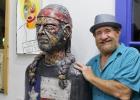 Billy Ray Mangham, Willie nelson, san marocs, art, ceramics